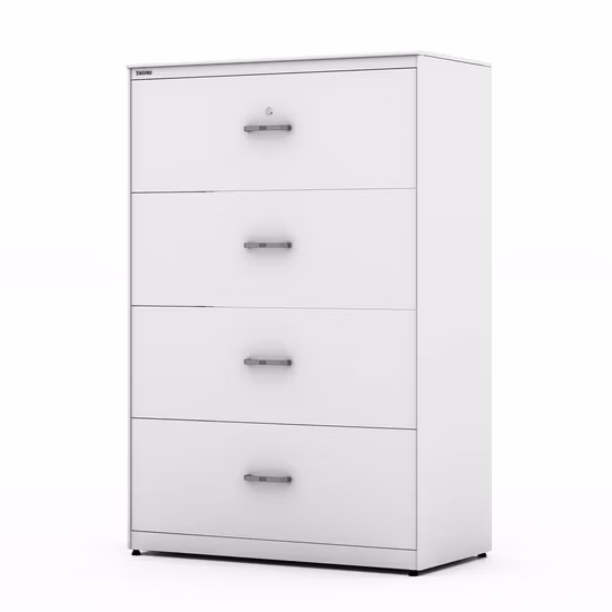 Epoxy Powder Coating Accessory for Mobile Pedestal Wood Storage Cabinets