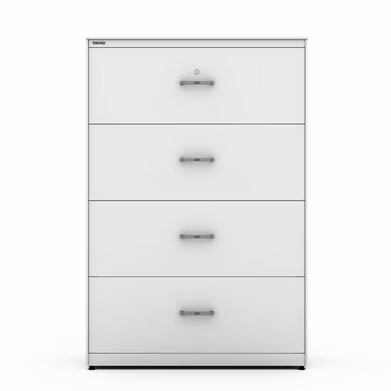 Epoxy Powder Coating Accessory for Mobile Pedestal Wood Storage Cabinets