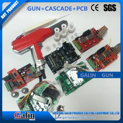 Circuit Board + High Voltage Cascade +Powder Coating Gun Accessories